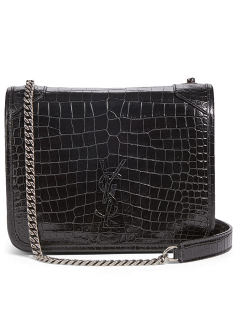 ysl croc wallet|SAINT LAURENT Wallets and Cardholders for Women .